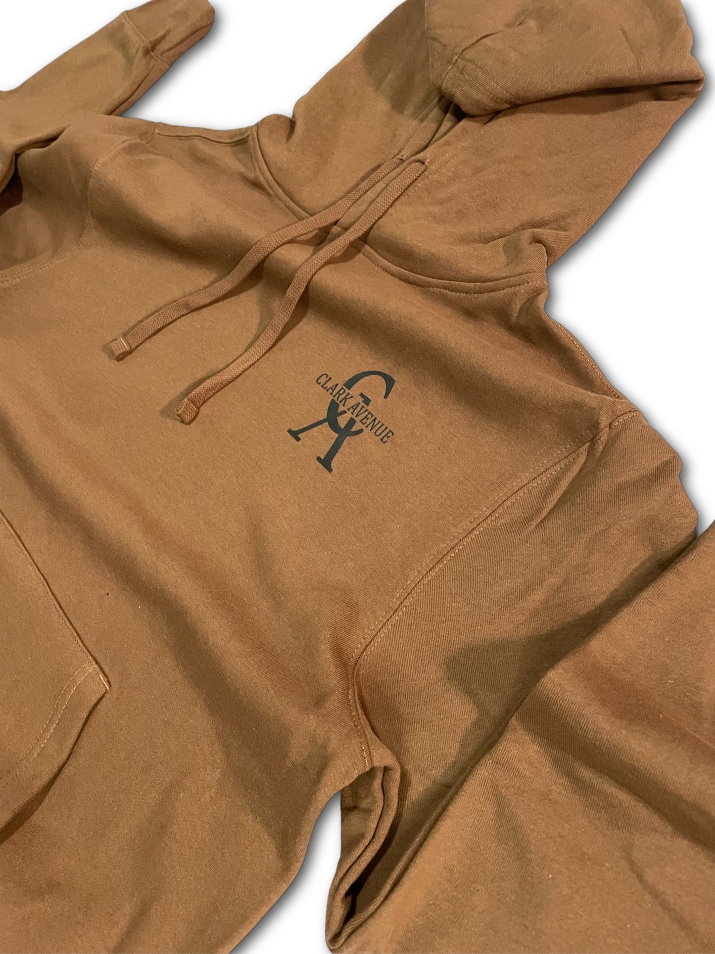 "THE COCO" Soft Unisex "HOODIE" (BROWN/ BLACK LOGO)