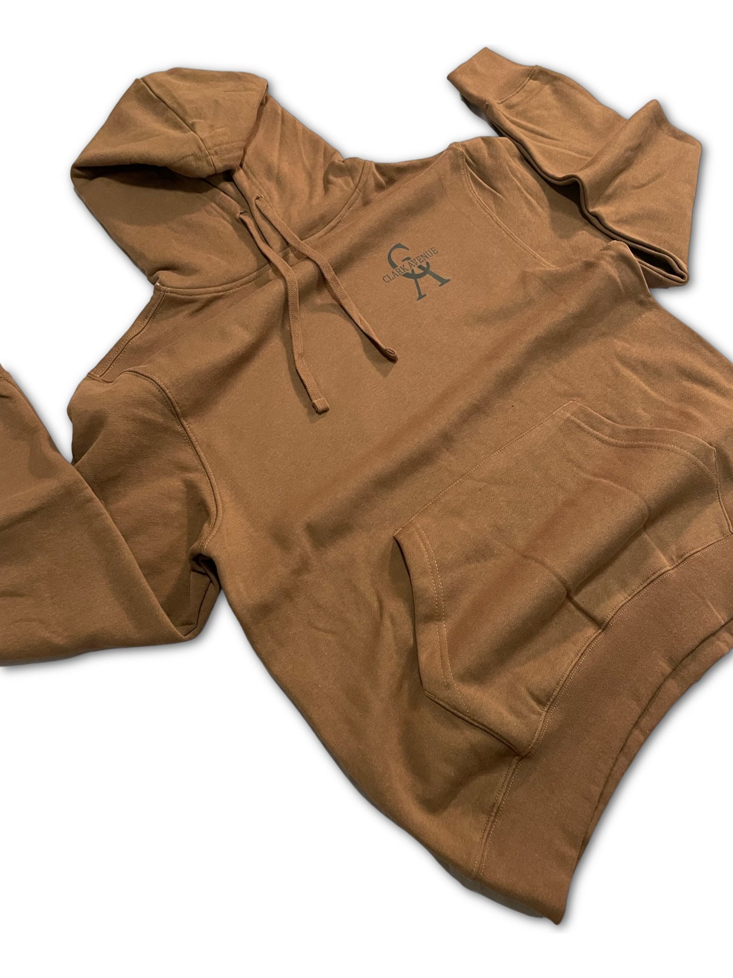 "THE COCO" Soft Unisex "HOODIE" (BROWN/ BLACK LOGO)