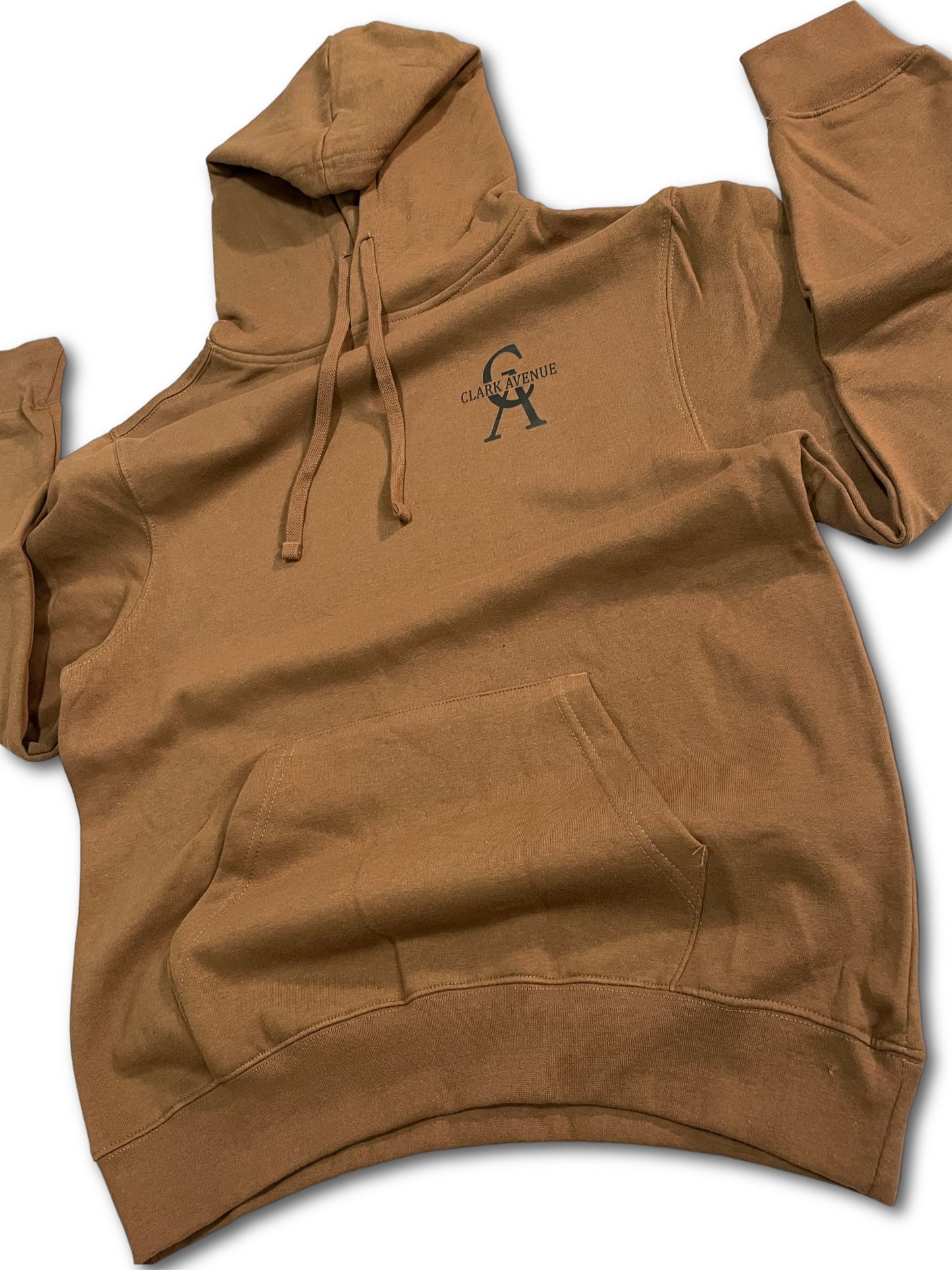 "THE COCO" Soft Unisex "HOODIE" (BROWN/ BLACK LOGO)