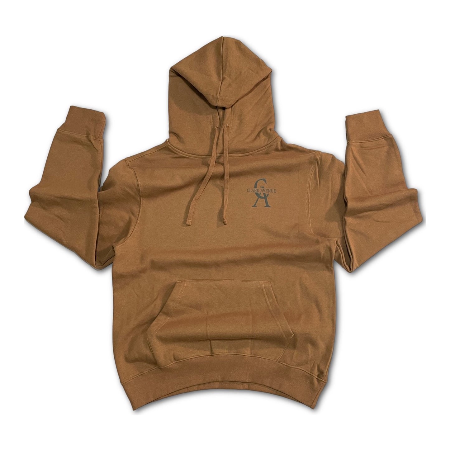 "THE COCO" Soft Unisex "HOODIE" (BROWN/ BLACK LOGO)