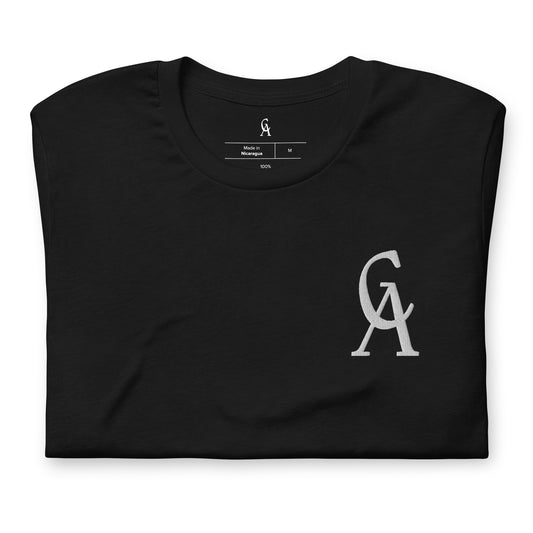 **PREMIUM** CA EMBROIDERED BLACK Unisex t-shirt